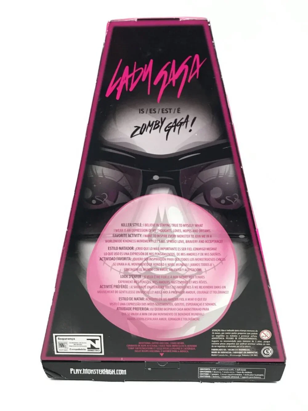 Monster High Lady Gaga Zomby Gaga Collector Fashion Doll 2016 New in box